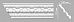 Плинтус потолочный с рисунком DECOMASTER 95096 (110х108х2400мм)