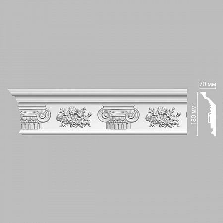 Плинтус потолочный с рисунком DECOMASTER DT-9830 (62*180*2400мм)