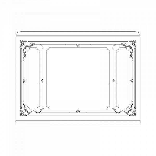 Стена RODECOR Рококо Захаржевский Ф3 77313RC (3000*4000), компл