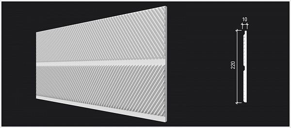 Стеновые панели DD920 Панель для внутренней отделки стен 220x10x2000мм