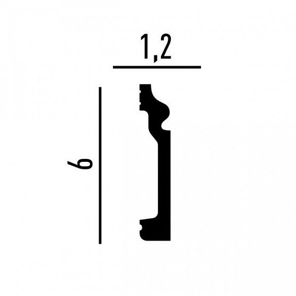 Плинтус напольный P156
