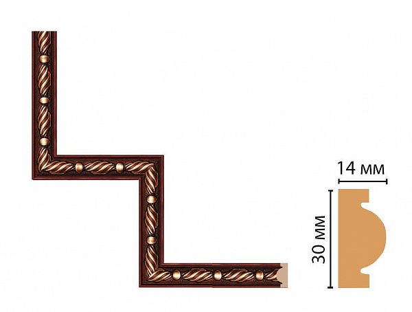 Декоративный угловой элемент DECOMASTER 157-1-52 (300*300мм)