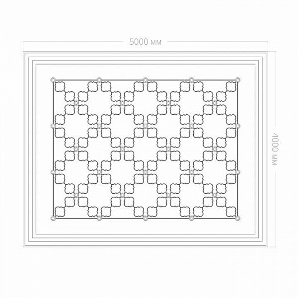 Потолок RODECOR Ар-Деко Рамбова Ф3 88423AR (4000*5000), компл