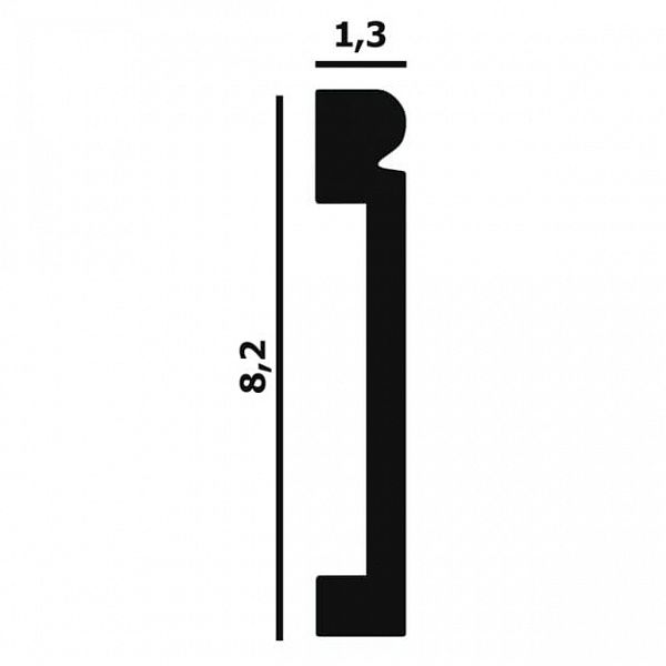 Плинтус напольный P49