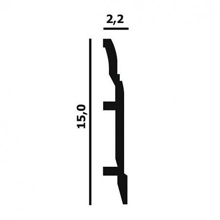 Плинтус напольный P63