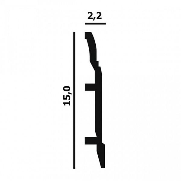 Плинтус напольный P63