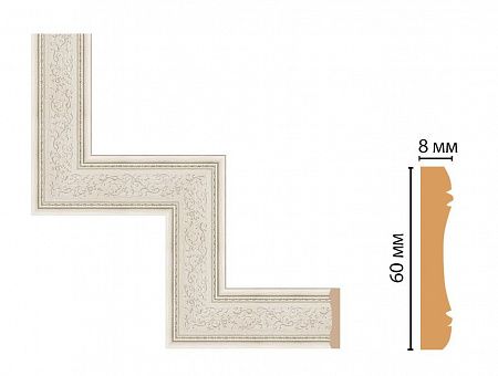Декоративный угловой элемент DECOMASTER 186-1-14 (300*300мм)