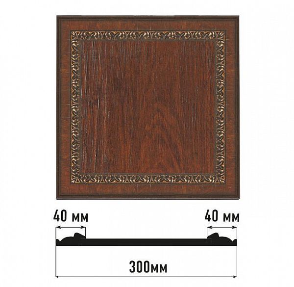 Декоративное панно DECOMASTER D30-2 (300*300*18мм)