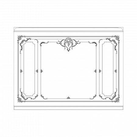 Стена RODECOR Рококо Захаржевский Ф3 77303RC (3000*4000), компл