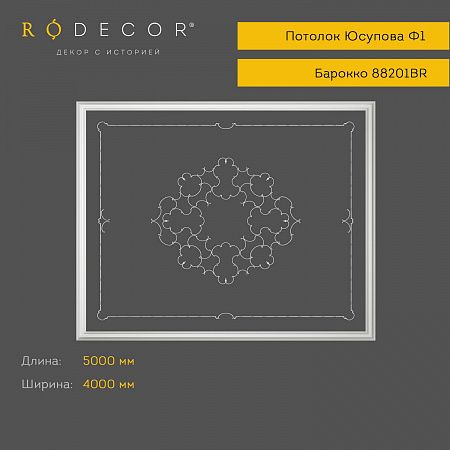 Готовое решение RODECOR Барокко Юсупова Ф1 99201BR (4000*5000), компл