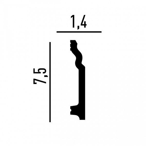 Плинтус напольный P157