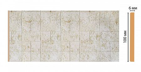 Стеновые панели Декоративная панель DECOMASTER R10-25 (99*6*2400мм)