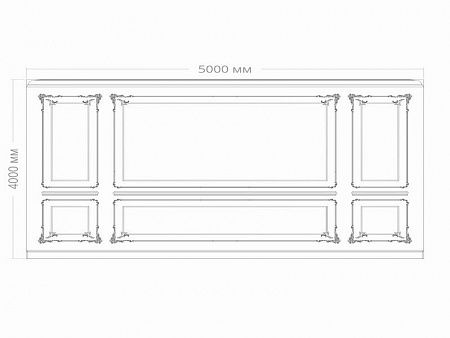 Стена RODECOR Рококо Растрелли Ф2 77402RC (3000*5000), компл