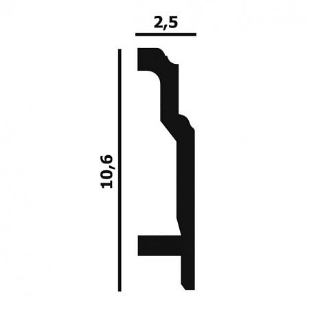 Плинтус напольный P45