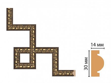 Декоративный угловой элемент DECOMASTER 157-3-56 (300*300мм)