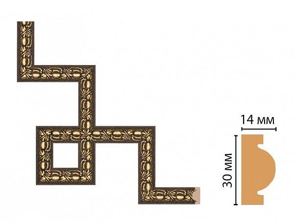 Декоративный угловой элемент DECOMASTER 157-3-56 (300*300мм)