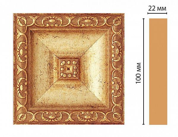 Вставка цветная DECOMASTER D207-126 (100*100*22мм)