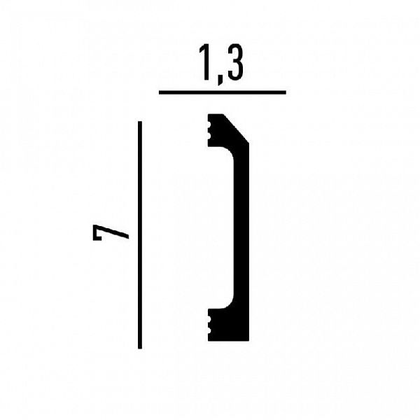 Плинтус напольный P141