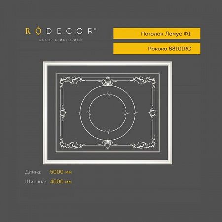 Готовое решение RODECOR Рококо Лемус Ф1 99101RC (4000*5000), компл