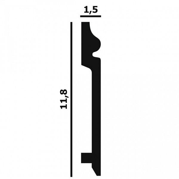 Плинтус напольный P14