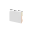 Плинтус напольный МДФ грунтованный под покраску Р 12.70.16 Ликорн 70 мм